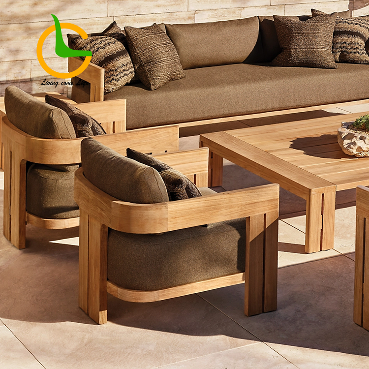Outdoor Furniture Hotel - Luxury Teak Solid Wood Outdoor Garden