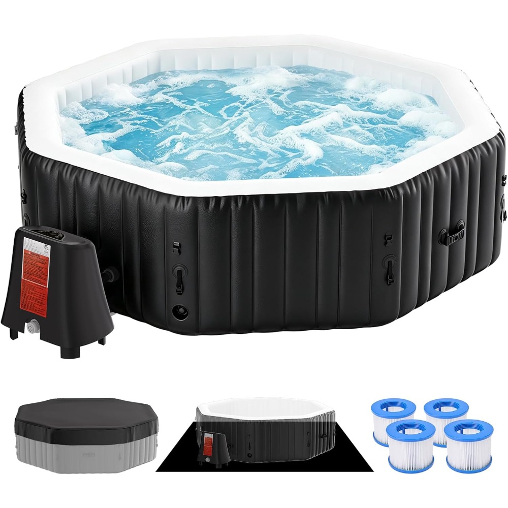 Inflatable Hot Tub - Inflatable Hot Tub, Large Polygon Portable