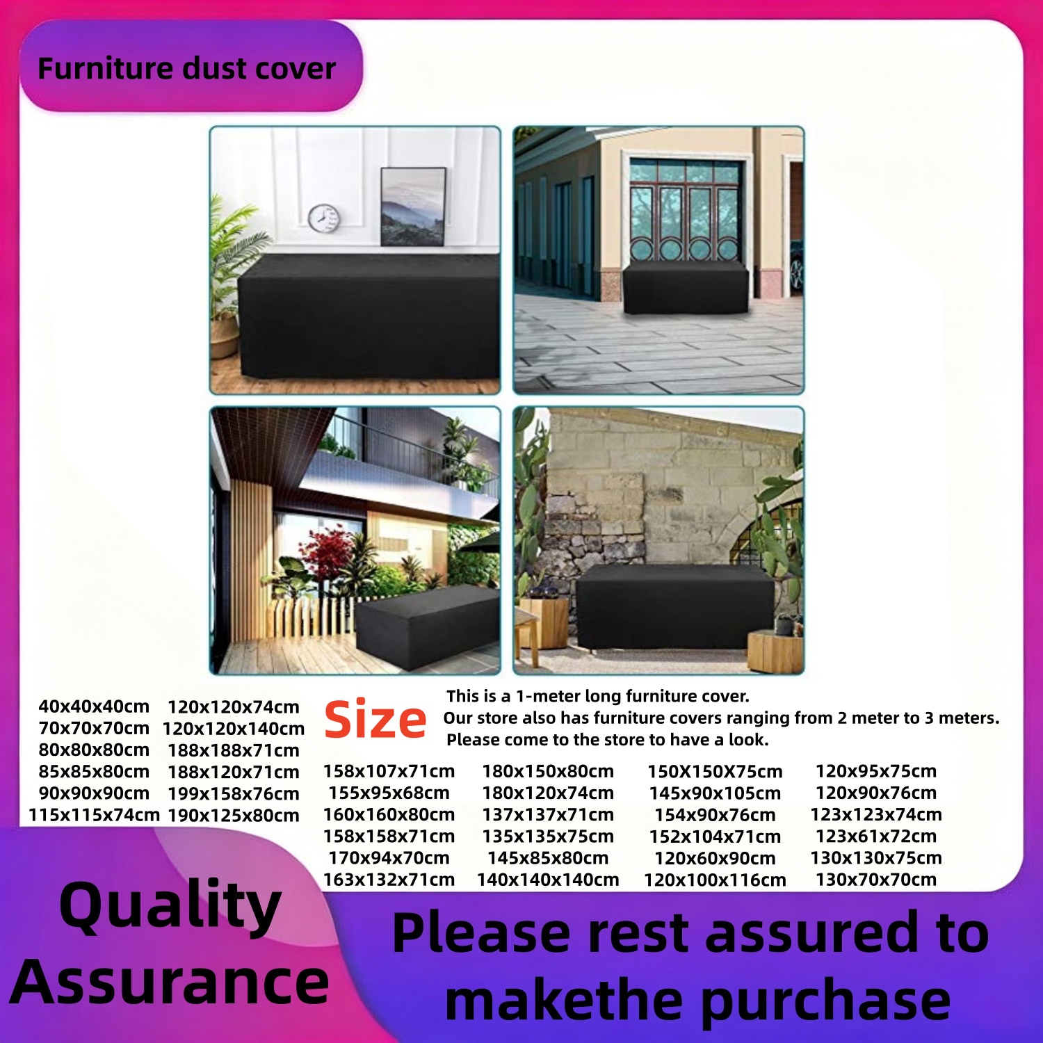 Outdoor Furniture Lounge - Patio FurnitureCover Rectangular Patio Table Cover