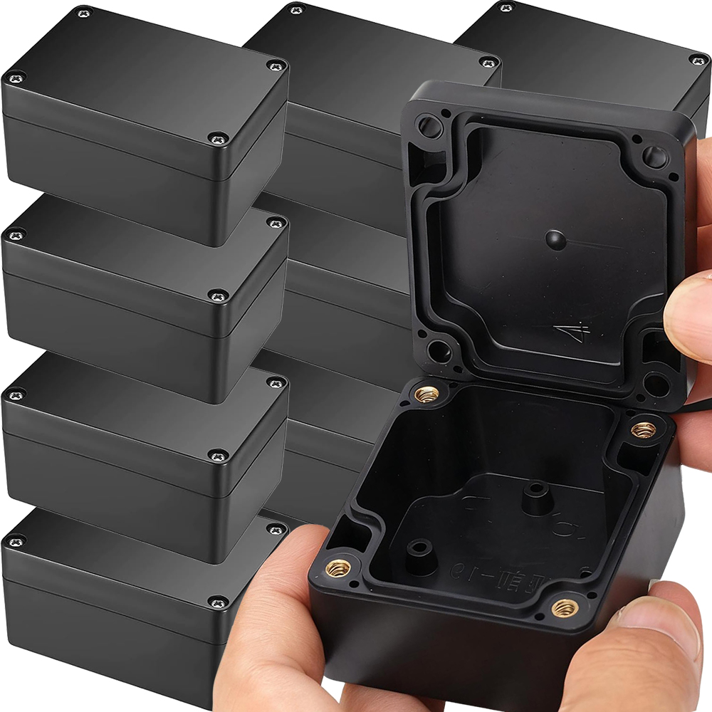 Outdoor Furniture Outlet - Waterproof Junction Box IP66 Black Plastic