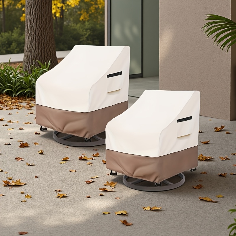 Outdoor Furniture Lounge - MARIIS Outdoor Swivel Chair Cover Set