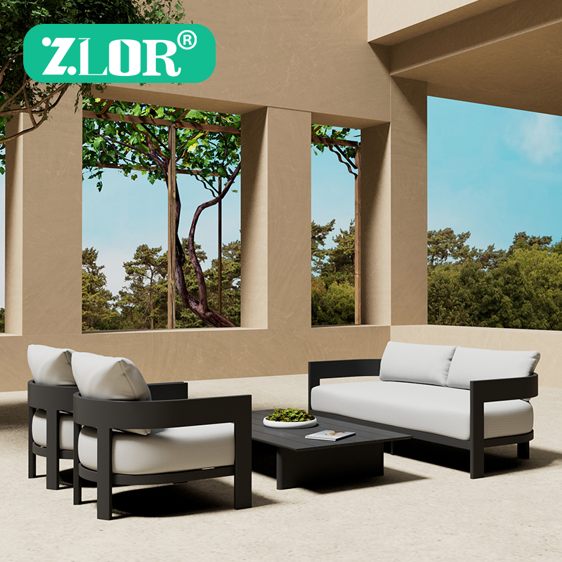 Modern Aluminum Outdoor Sofa S - Outdoor Furniture L Shape のレビューと価格