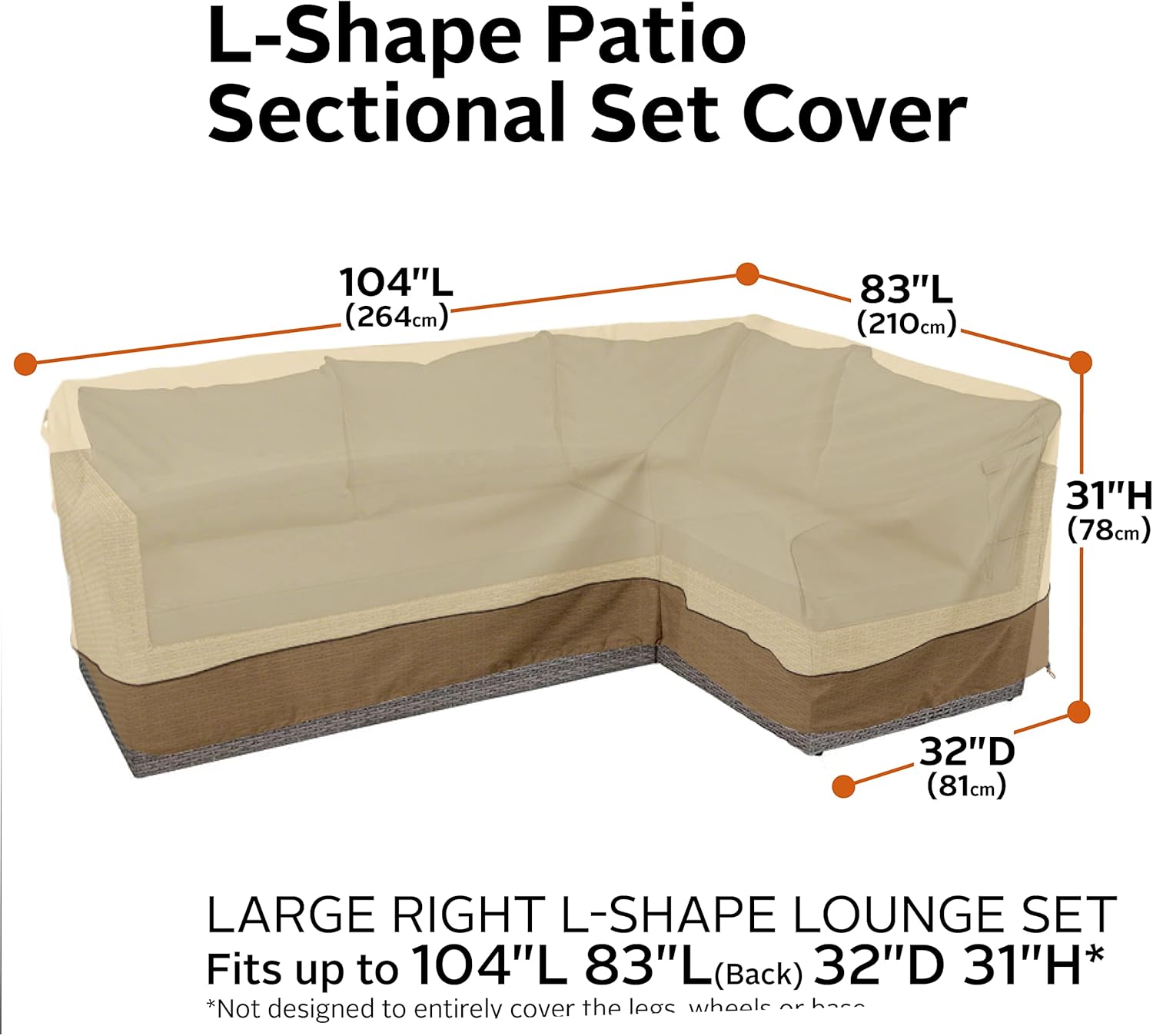 Water-Resistant Patio Sectiona - Outdoor Furniture Lounge のレビューと価格