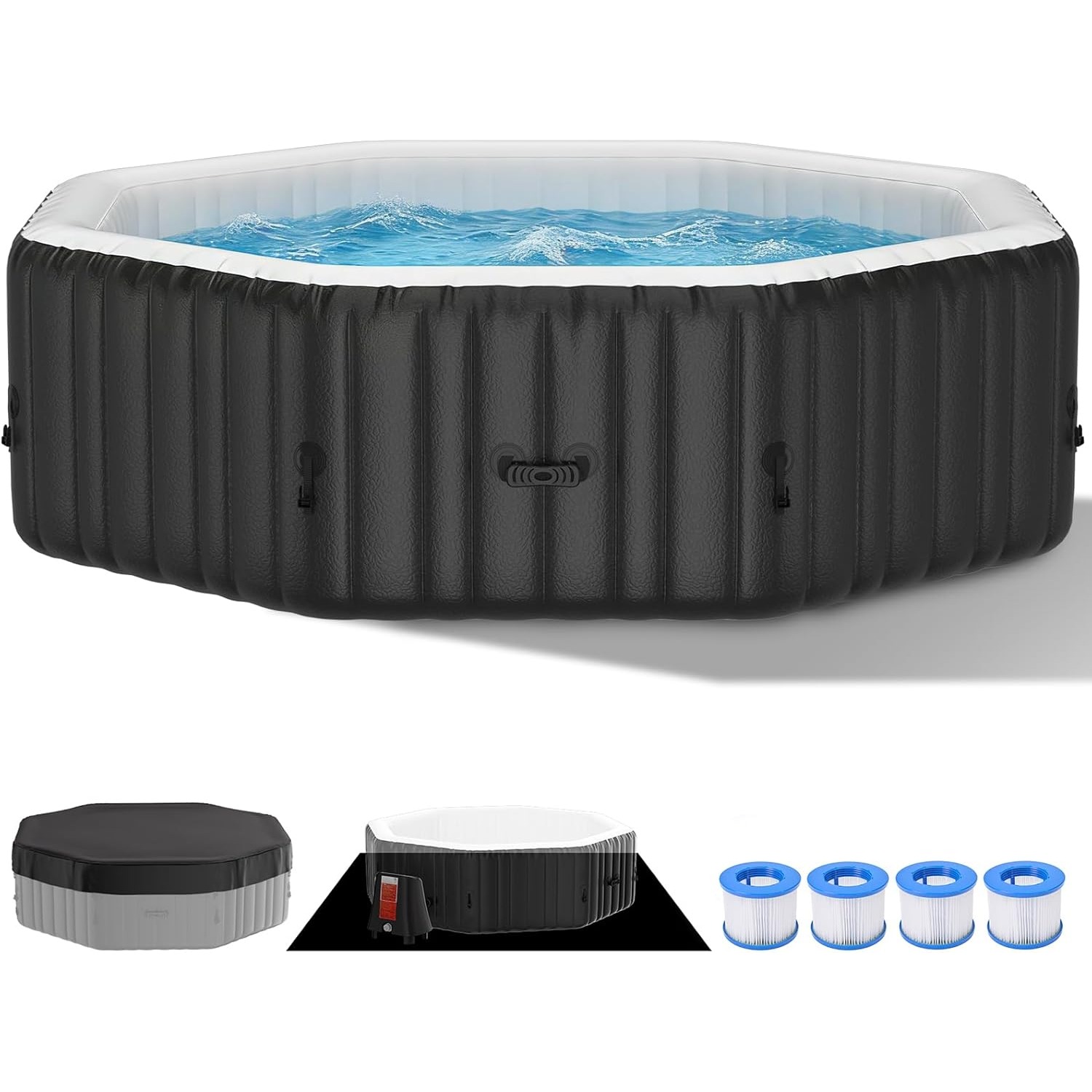 4-6 Person Polygon Inflatable  - Inflatable Hot Tub のレビューと価格
