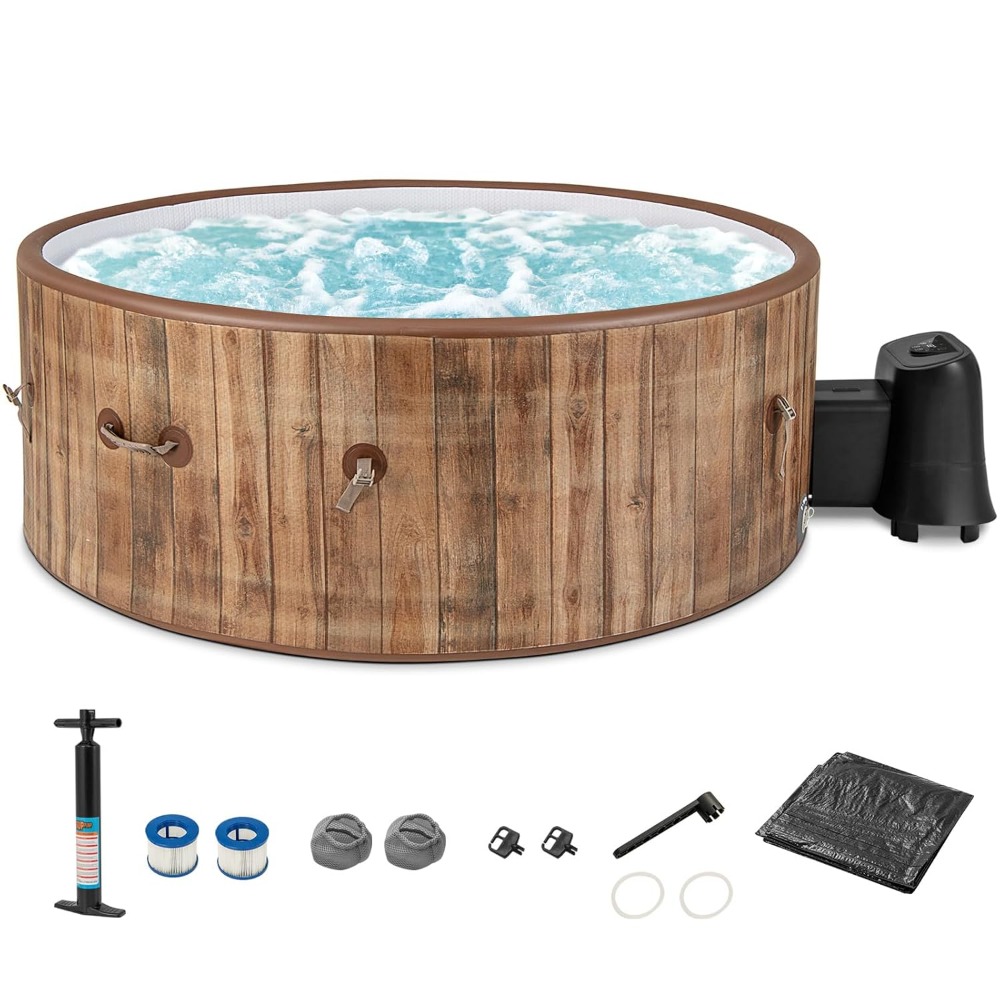 4-6 Person Inflatable Hot Tub, - Inflatable Hot Tub のレビューと価格