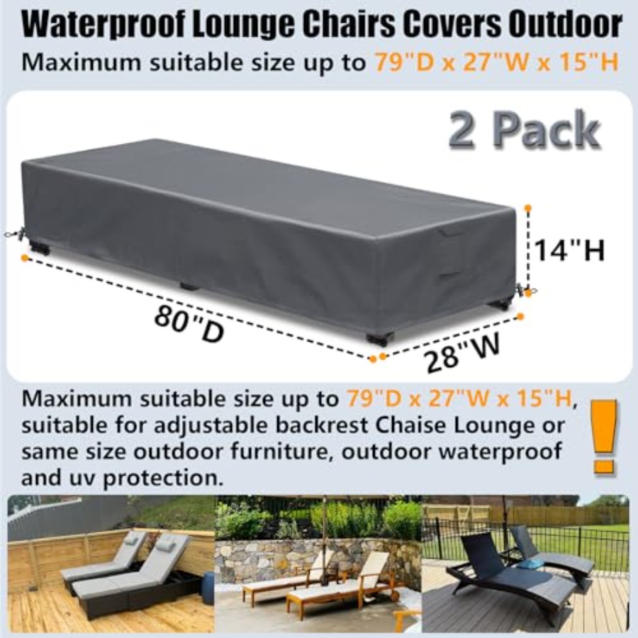 Outdoor Chaise Lounge Covers 6 - Outdoor Furniture Lounge のレビューと価格