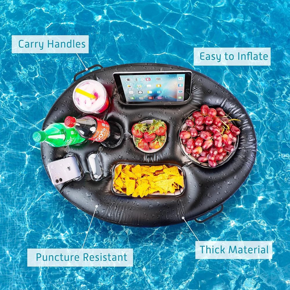 Inflatable Floating Drink Hold - Inflatable Hot Tub のレビューと価格