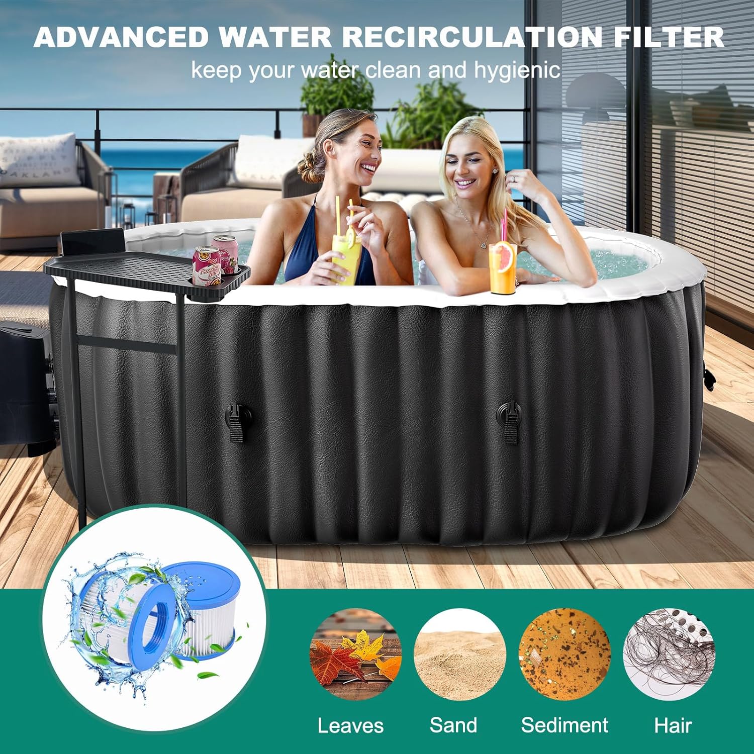 1-2 Person Inflatable Hot Tub, - Inflatable Hot Tub のレビューと価格