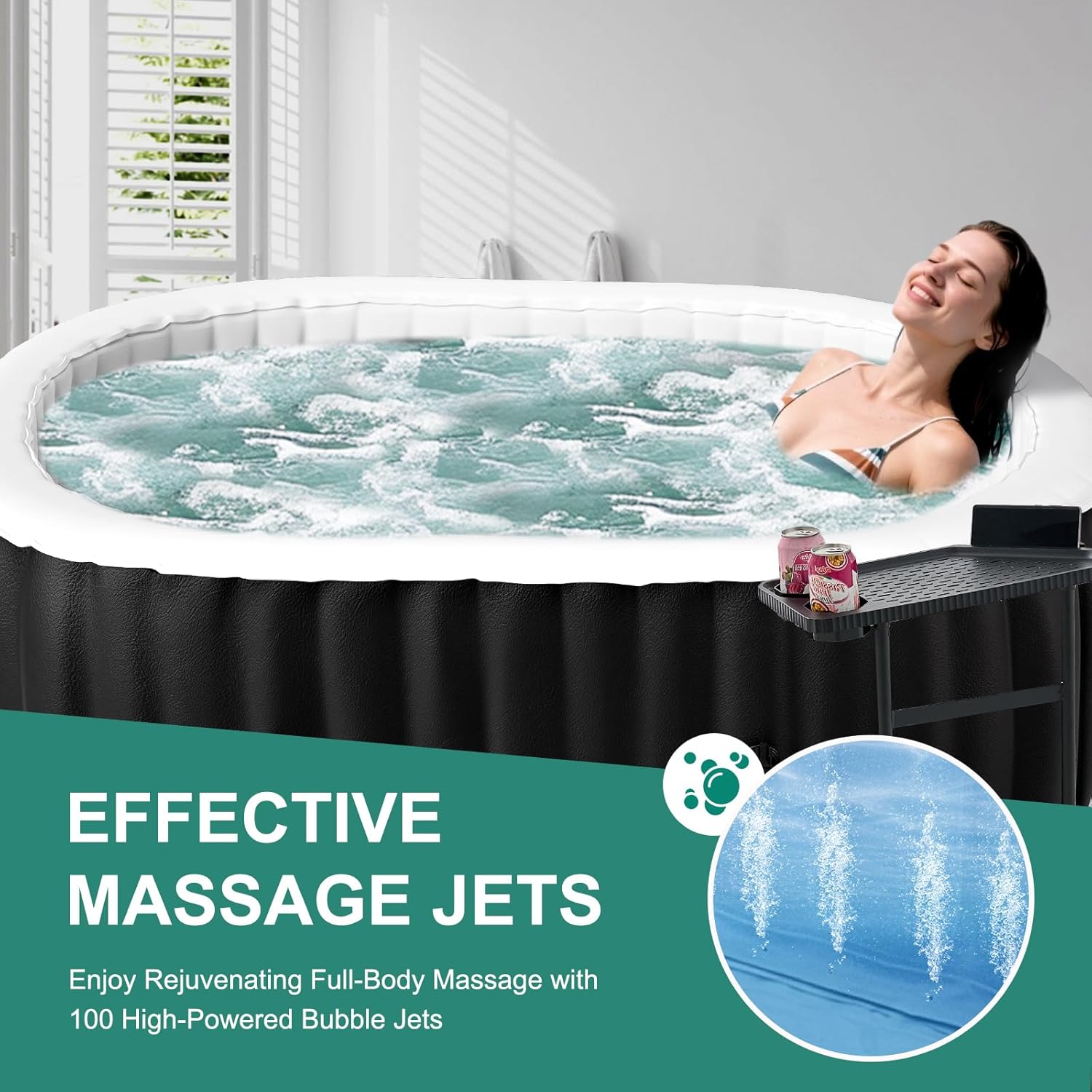 1-2 Person Inflatable Hot Tub, - Inflatable Hot Tub のレビューと価格