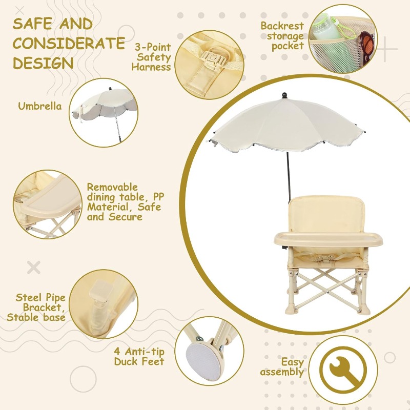 Baby Outdoor Beach Chair with  - Outdoor Furniture Australia のレビューと価格