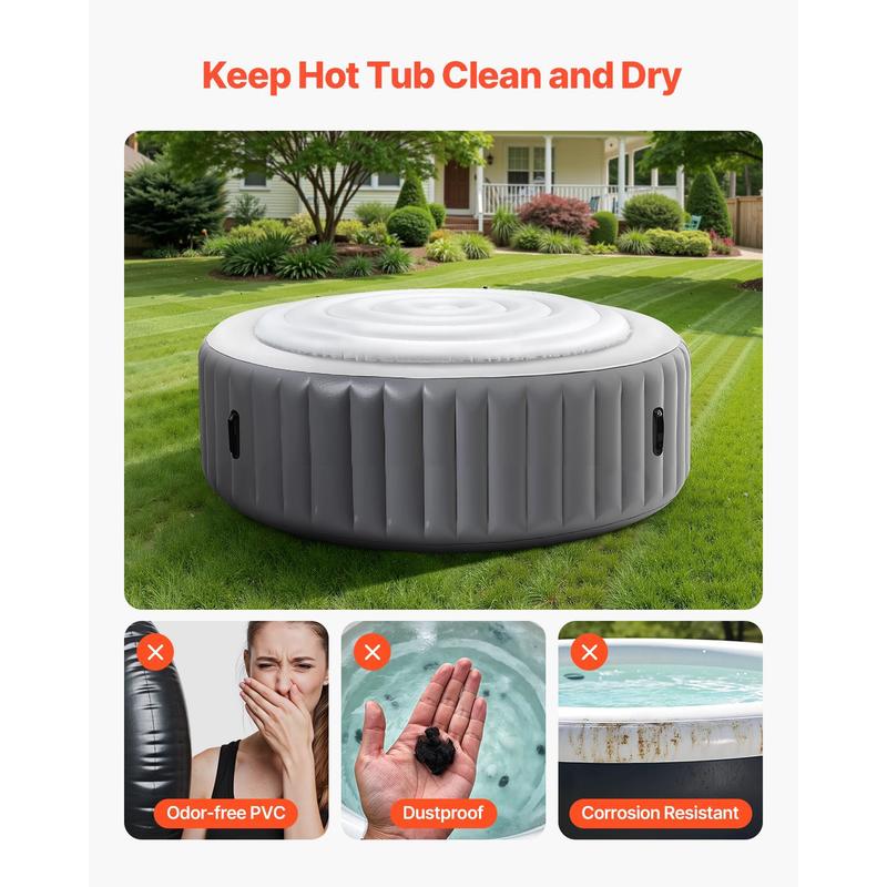 Inflatable Hot Tub Cover, 5.4  - Inflatable Hot Tub のレビューと価格