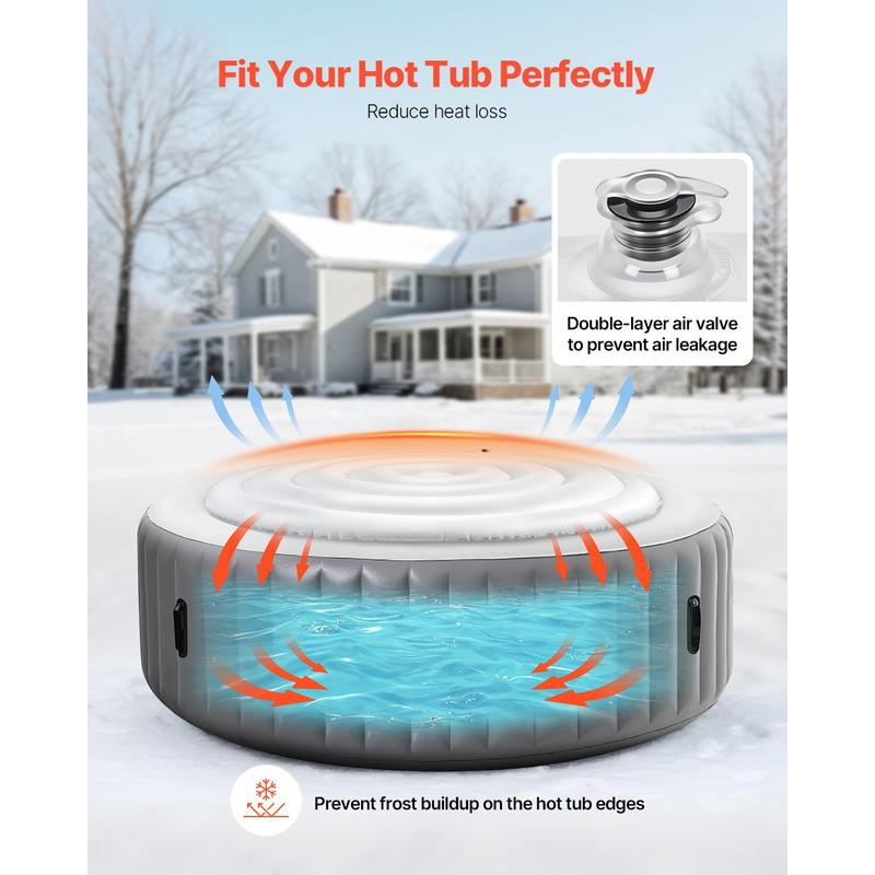 Inflatable Hot Tub Cover, 5.4  - Inflatable Hot Tub のレビューと価格