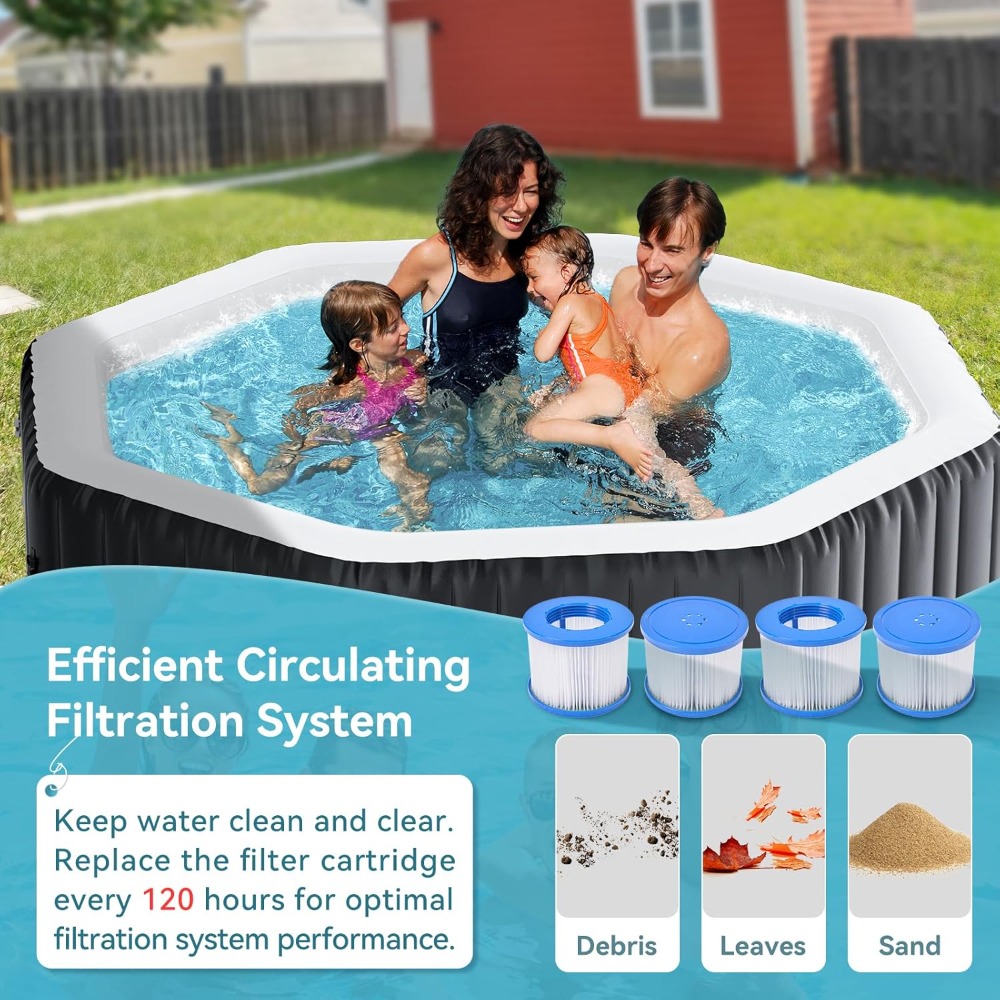 Inflatable Hot Tub, Large Poly - Inflatable Hot Tub のレビューと価格