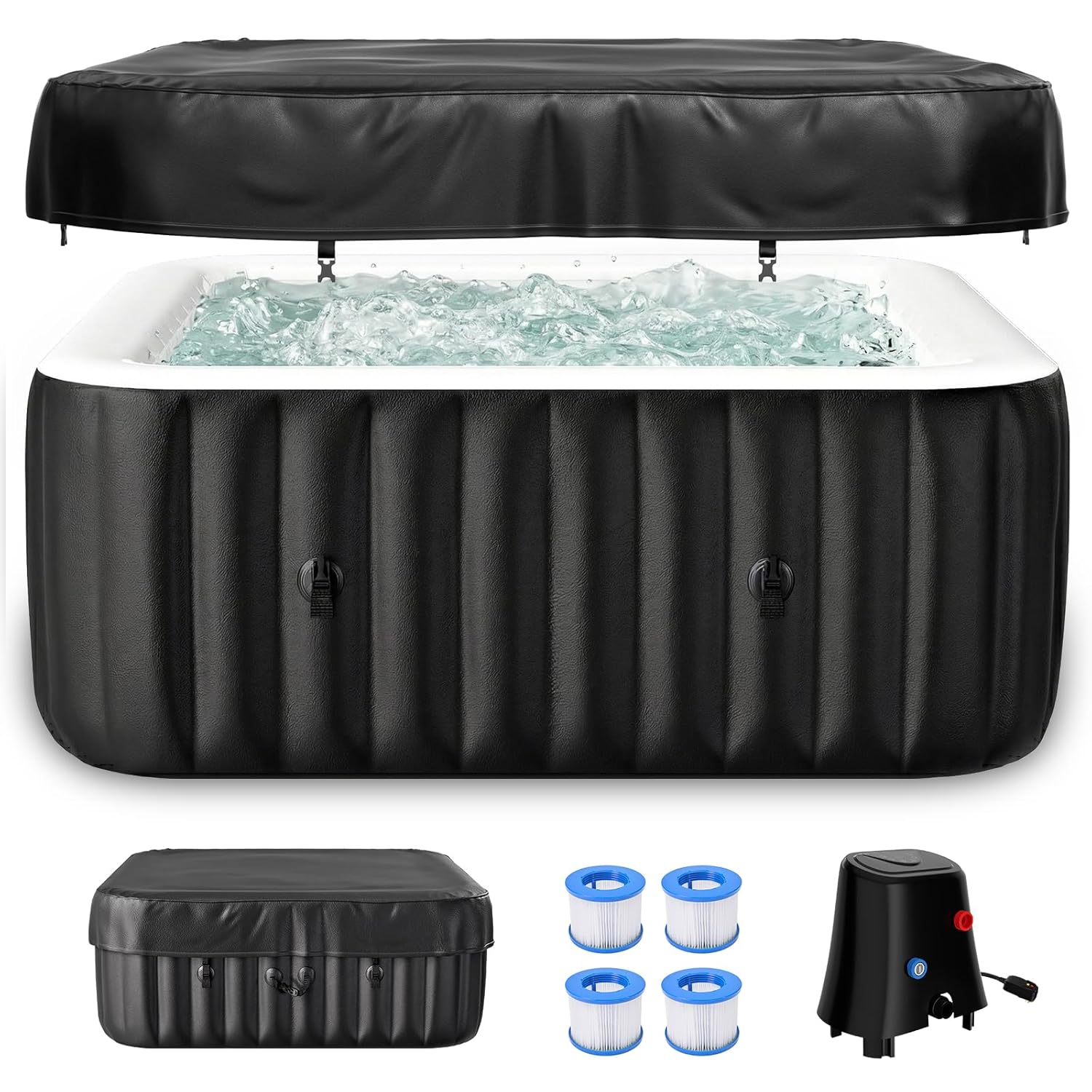 4-6 Person Inflatable Hot Tub, - Inflatable Hot Tub のレビューと価格
