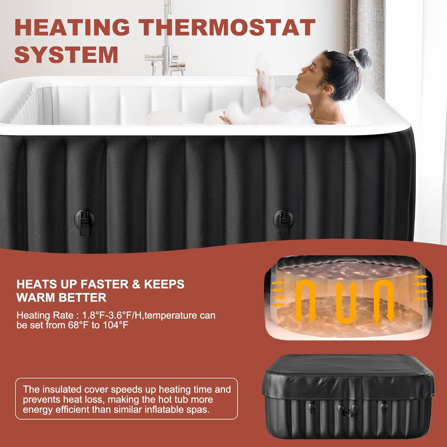 4-6 Person Inflatable Hot Tub, - Inflatable Hot Tub のレビューと価格