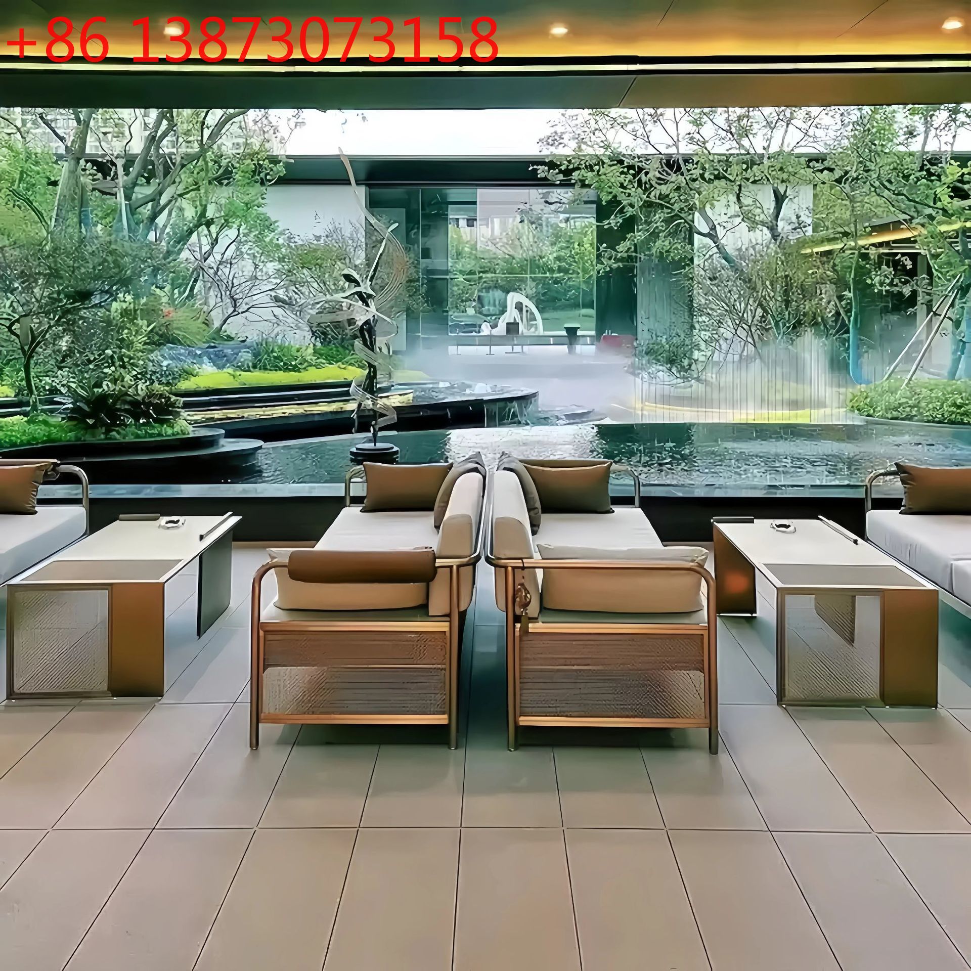 Outdoor stainless steel sofa,  - Outdoor Furniture Hotel のレビューと価格