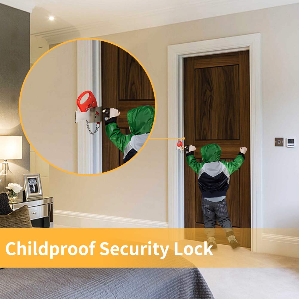 KAK Portable Door Lock Keyless - Outdoor Furniture Hotel のレビューと価格