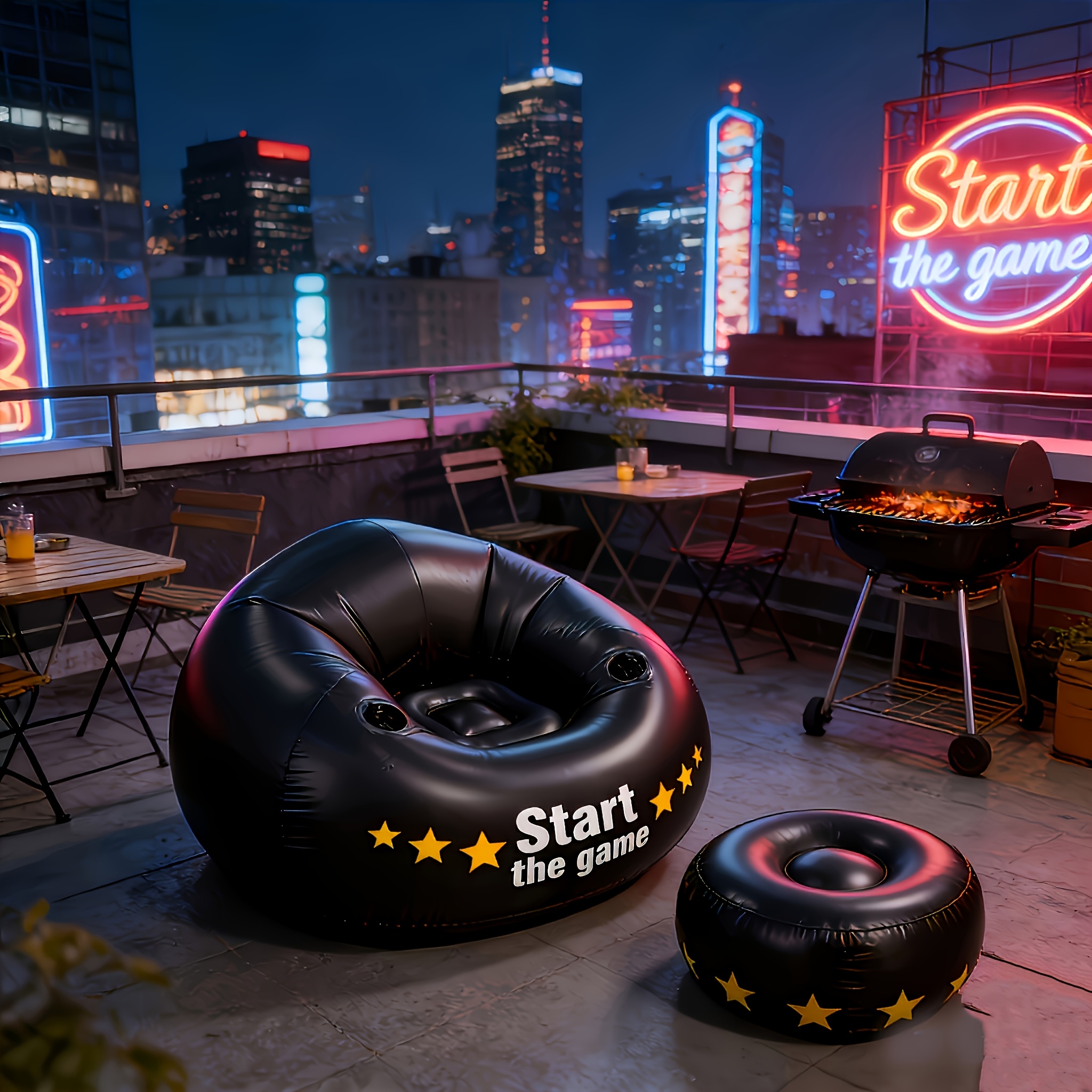 Gaming Inflatable Lazy Sofa Ch - Outdoor Furniture Lounge のレビューと価格