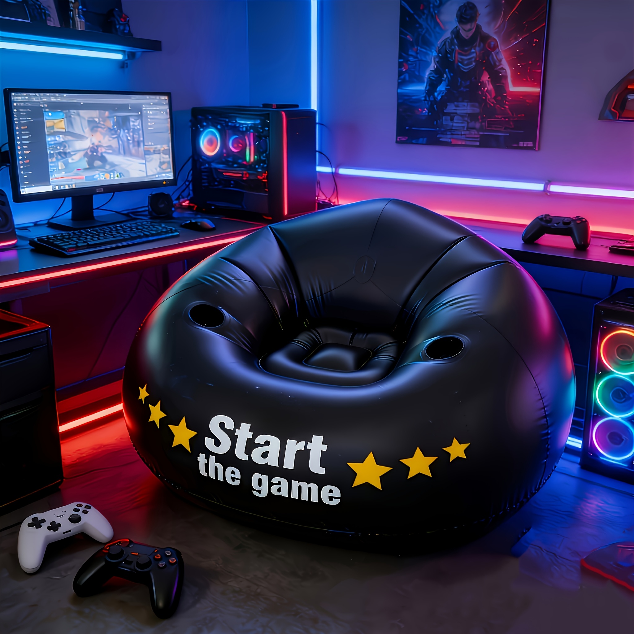 Gaming Inflatable Lazy Sofa Ch - Outdoor Furniture Lounge のレビューと価格