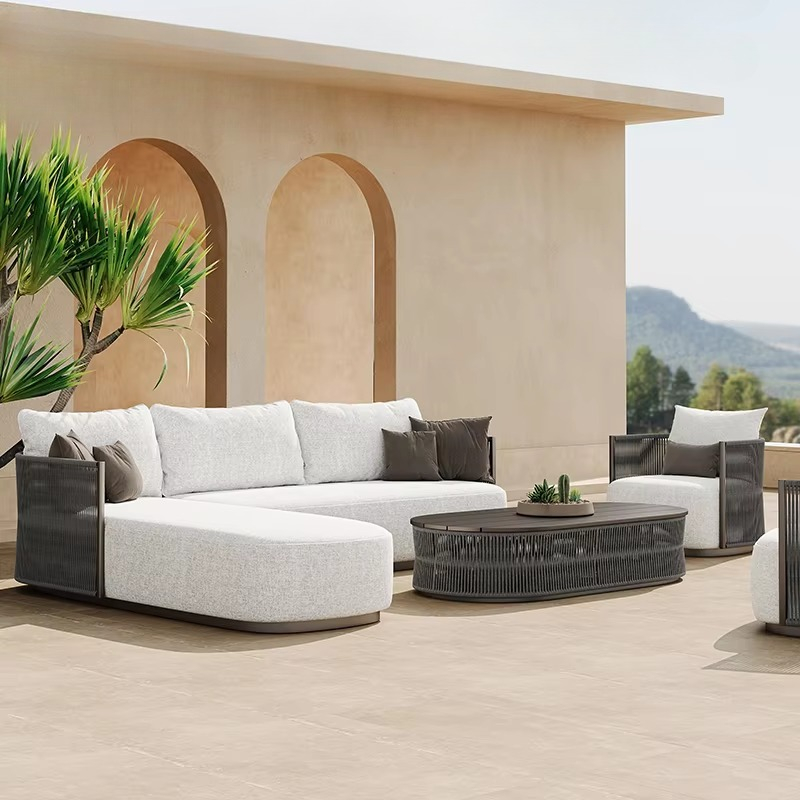 Patio Set Garden Pool Rope Mod - Outdoor Furniture L Shape のレビューと価格