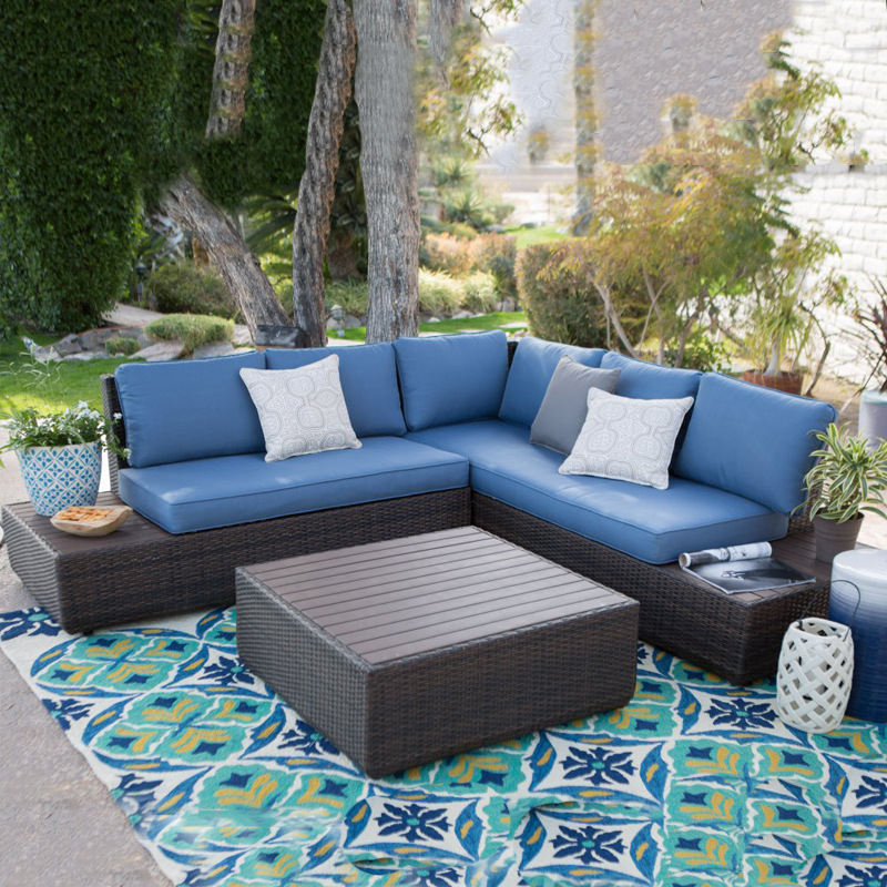 Outdoor Sofa Courtyard Rattan  - Outdoor Furniture Hotel のレビューと価格