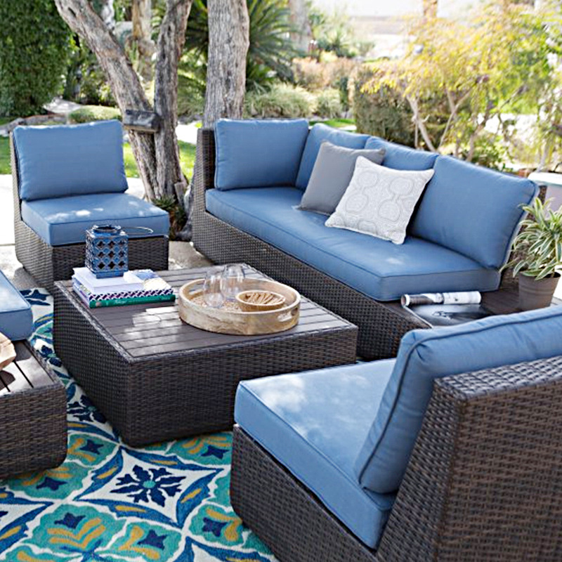 Outdoor Sofa Courtyard Rattan  - Outdoor Furniture Hotel のレビューと価格