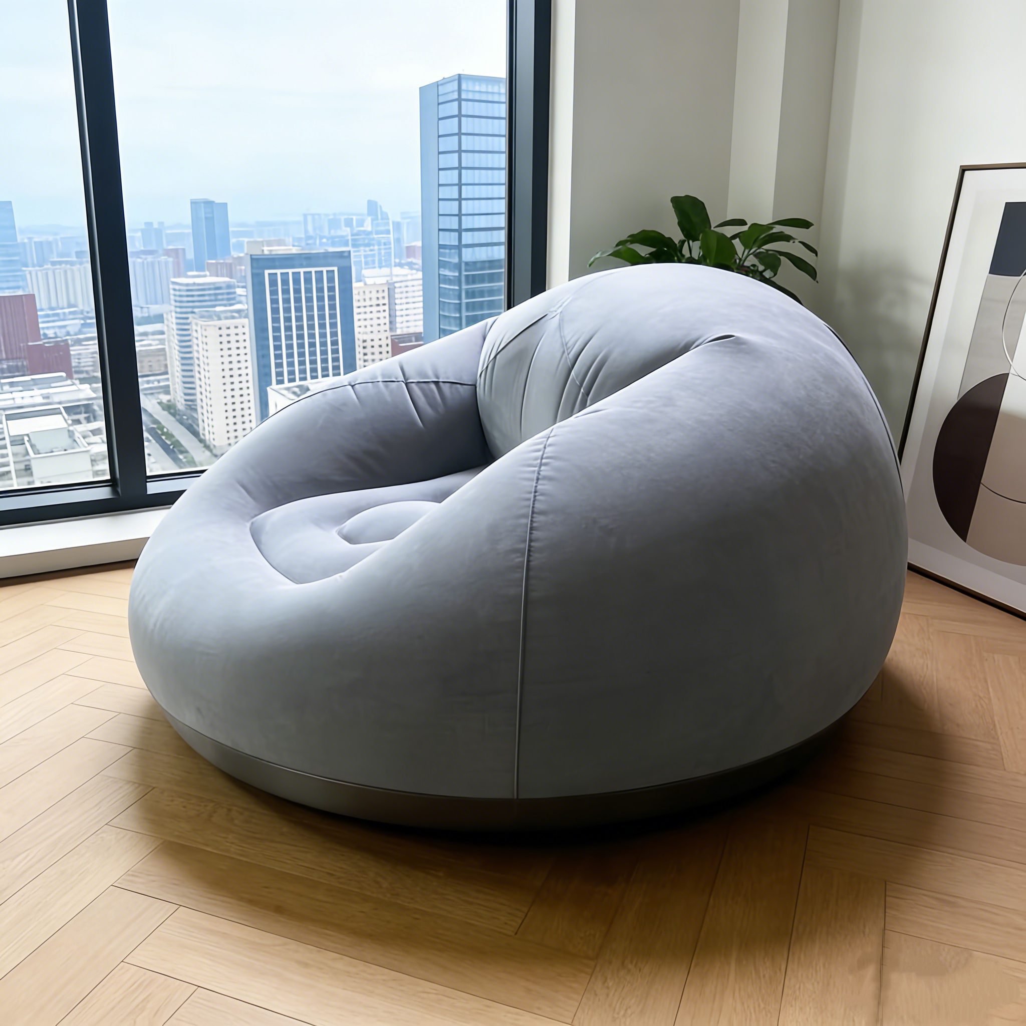 Portable Inflatable Round Air  - Outdoor Furniture Lounge のレビューと価格