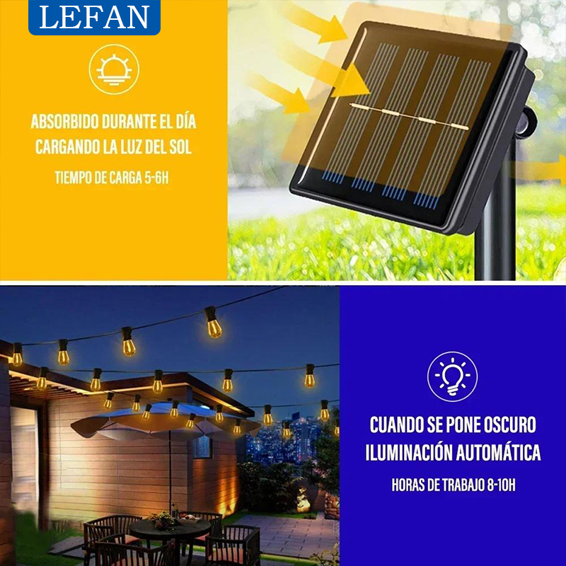 Morden Led Solar Outdoor Strin - Outdoor Furniture Hotel のレビューと価格