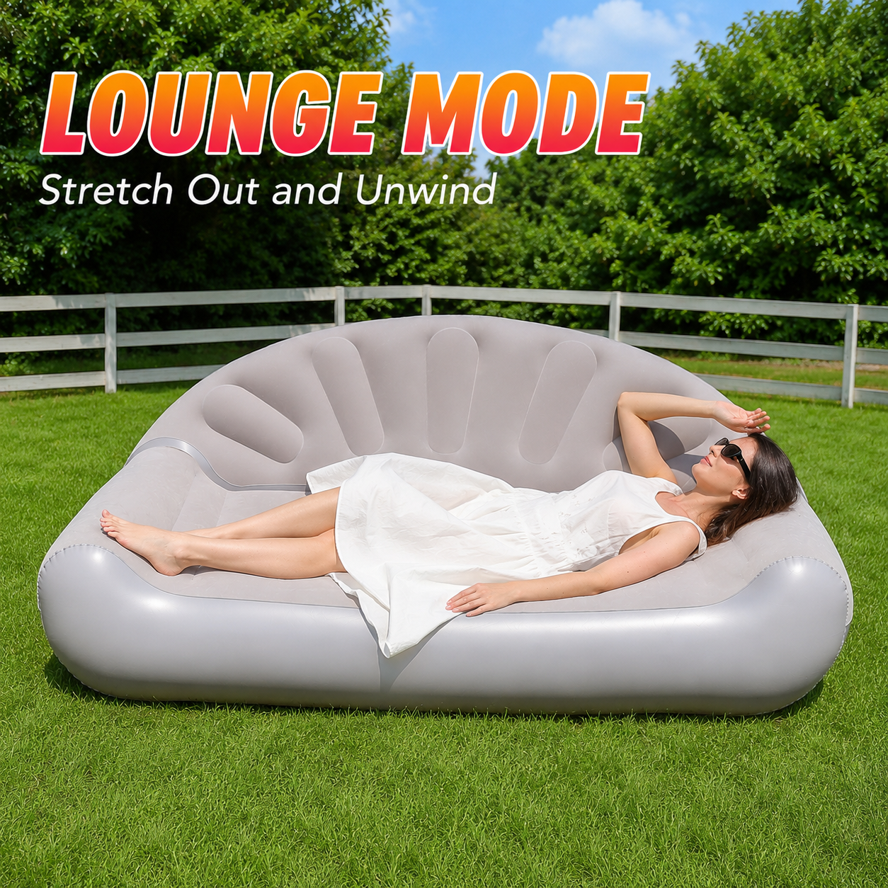 1PC Inflatable Lounge Sofa, Ou - Outdoor Furniture Lounge のレビューと価格