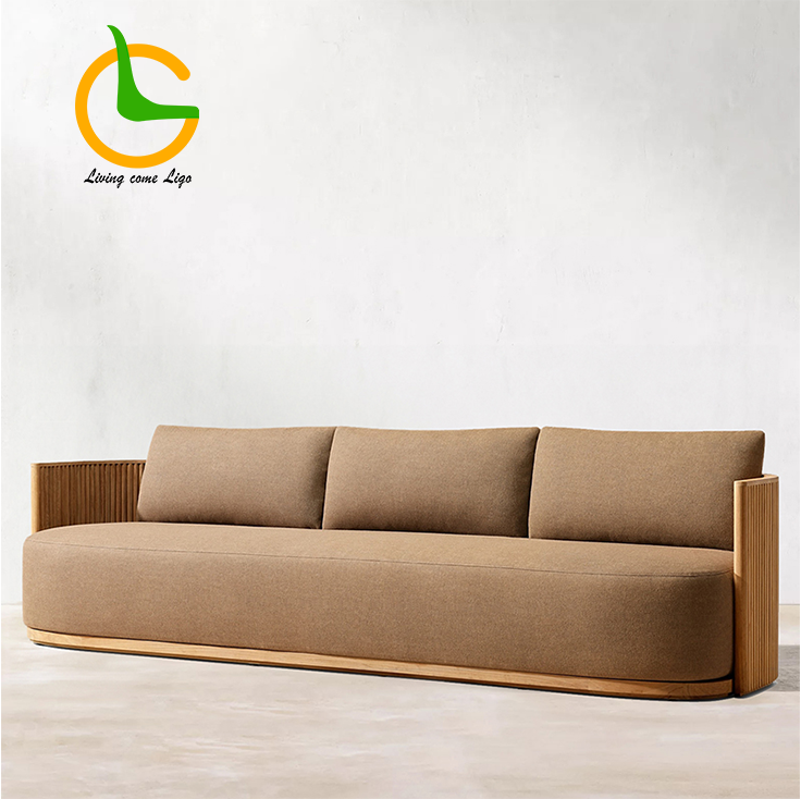Luxury L-shaped Teak Wood Outd - Outdoor Furniture Hotel のレビューと価格