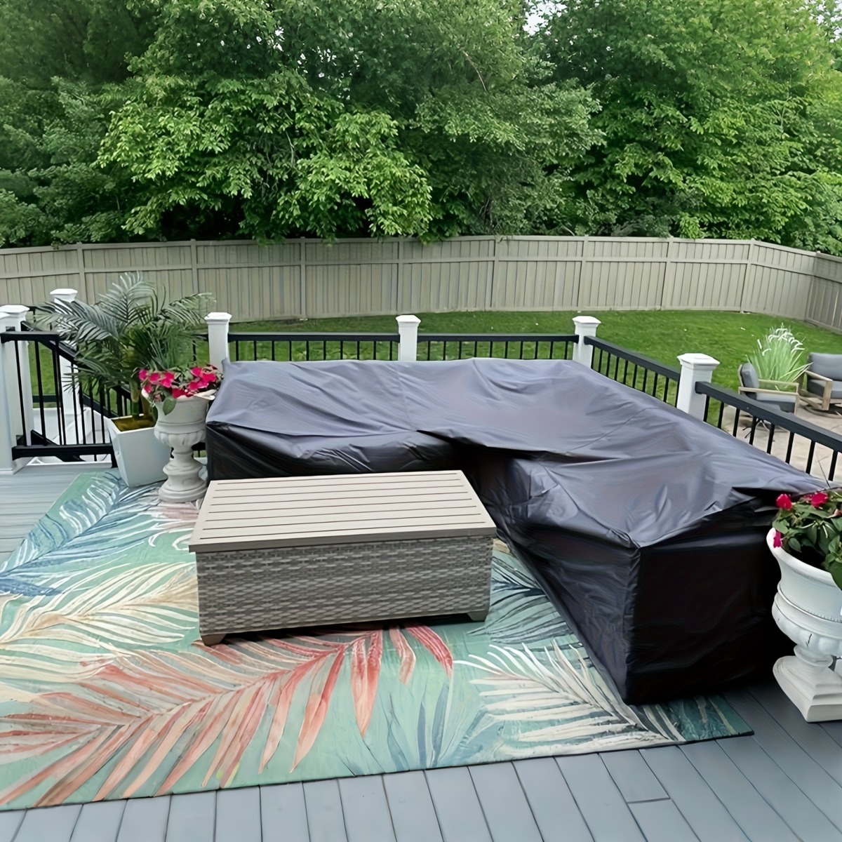 L-shaped Outdoor Sofa Cover, W - Outdoor Furniture L Shape のレビューと価格